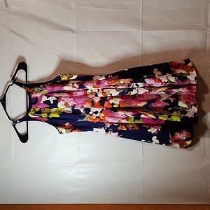 Vince Camuto abstract floral dress size 6